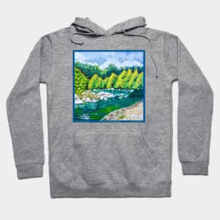 White Lick Creek At Talon Stream Park Hoodie